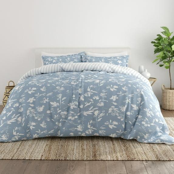 IEnjoy Home Soft Country Home Pattern Reversible Duvet Cover Set
