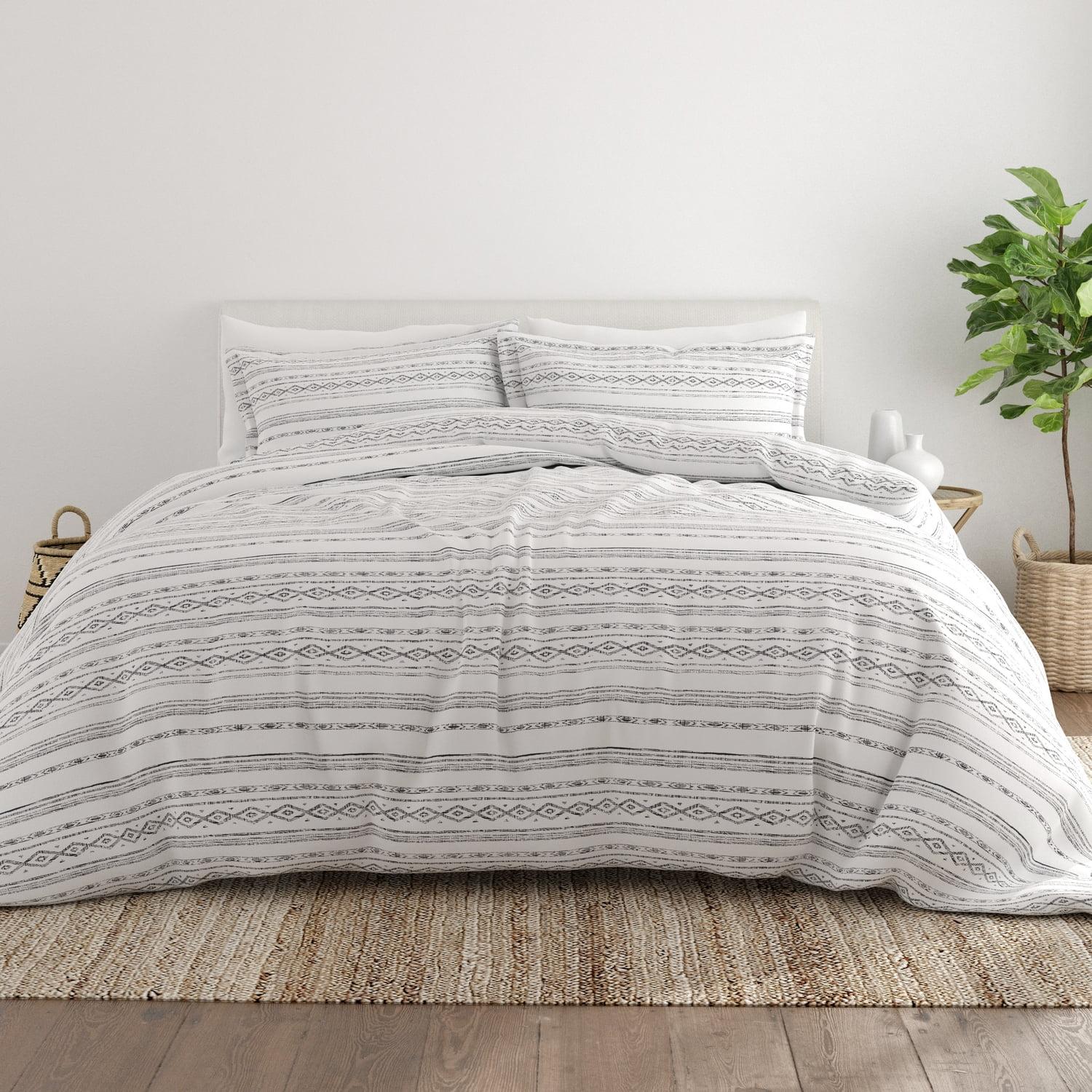 Geo Threads Pattern Duvet Cover Set