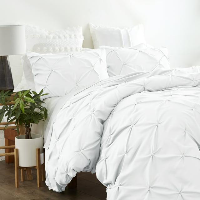 Becky Cameron Pinch Pleat Textured Duvet Cover Set & Reviews | Wayfair