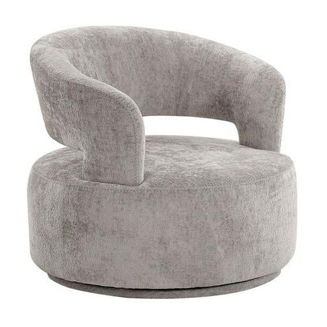 Piagia Upholstered Swivel Barrel Chair