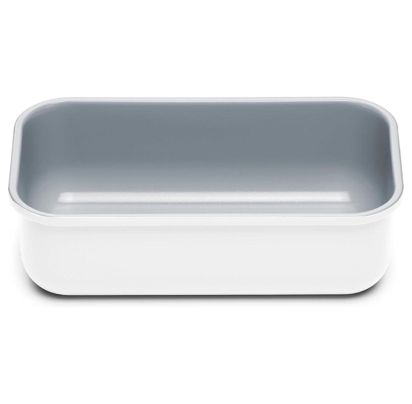 White Non-Stick Ceramic 1 lb Loaf Pan