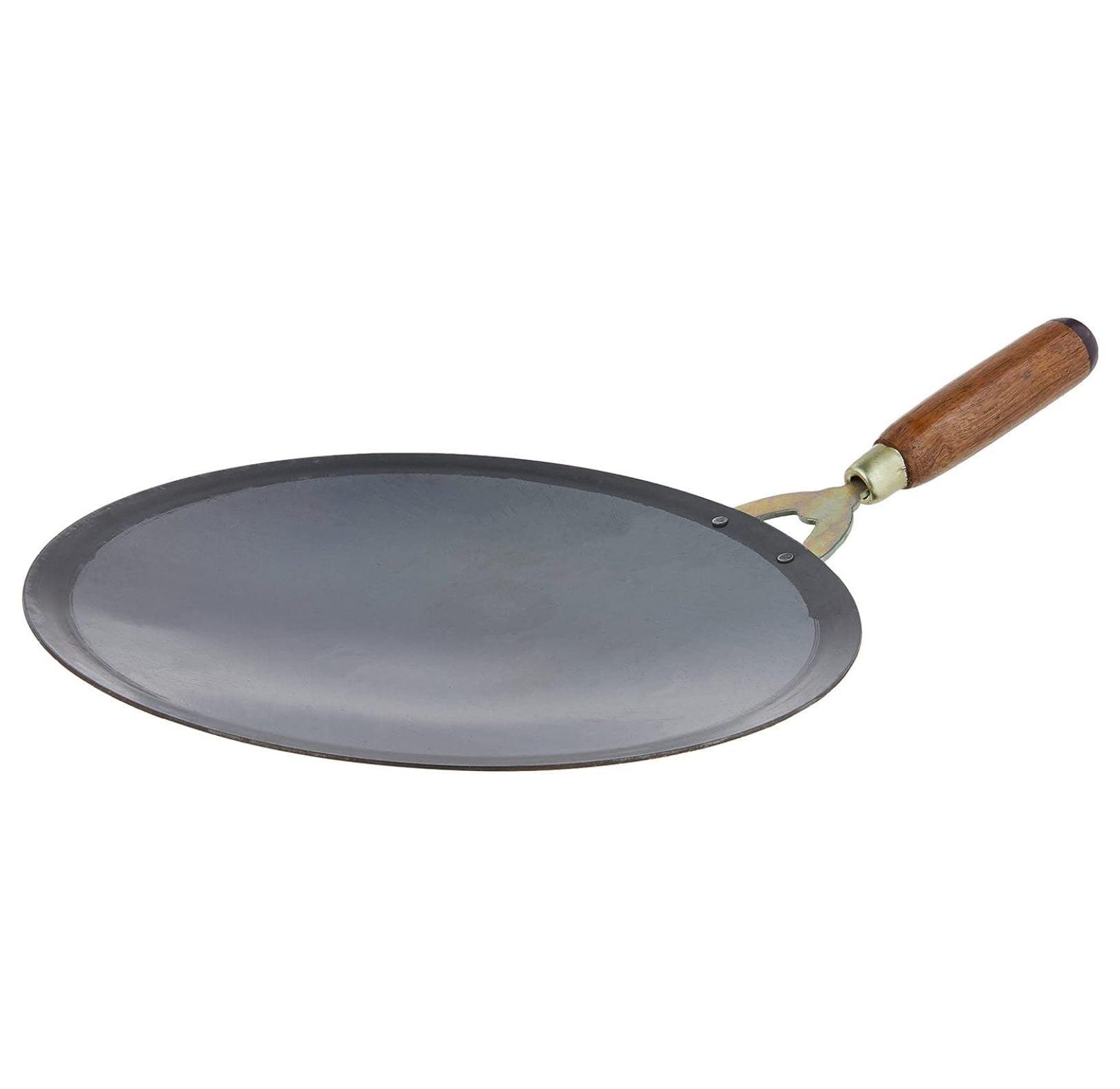 Noor 12-Inch Concave Iron Tawa Griddle