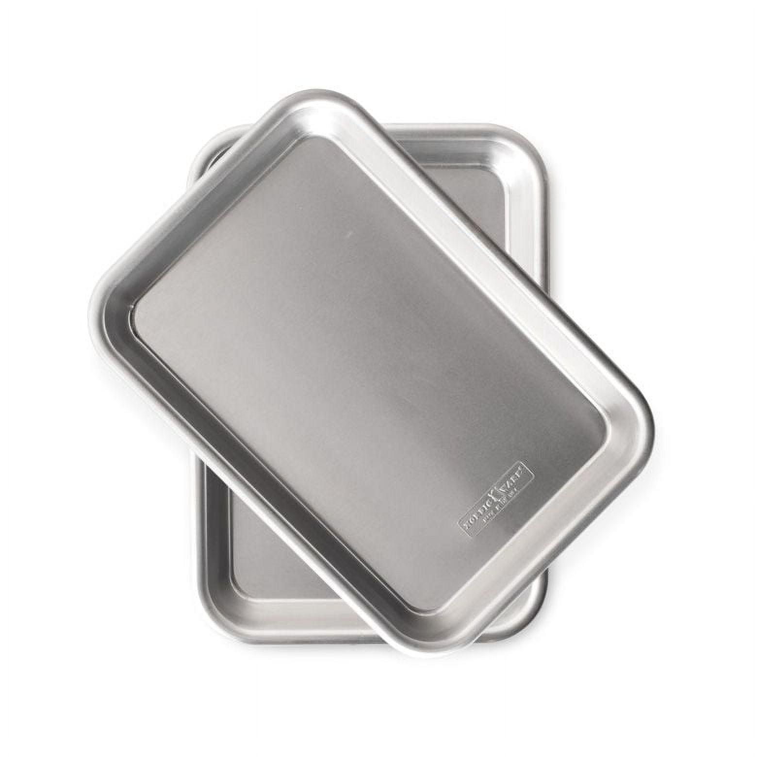 Aluminum Natural Finish Burger Serving Tray Duo