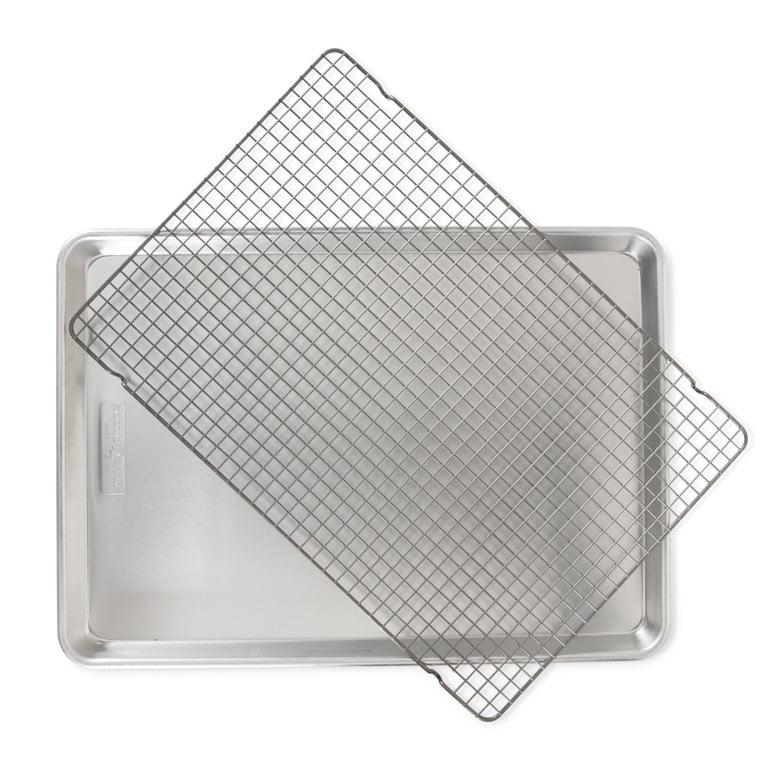 Large Aluminum Non-stick Cookie Sheet with Grid