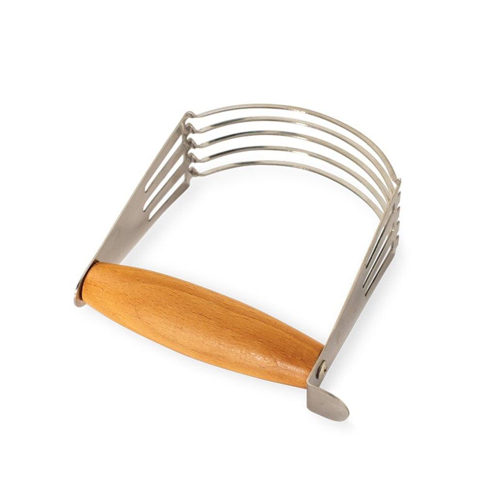 Beechwood Handle Stainless Steel Pastry Blender