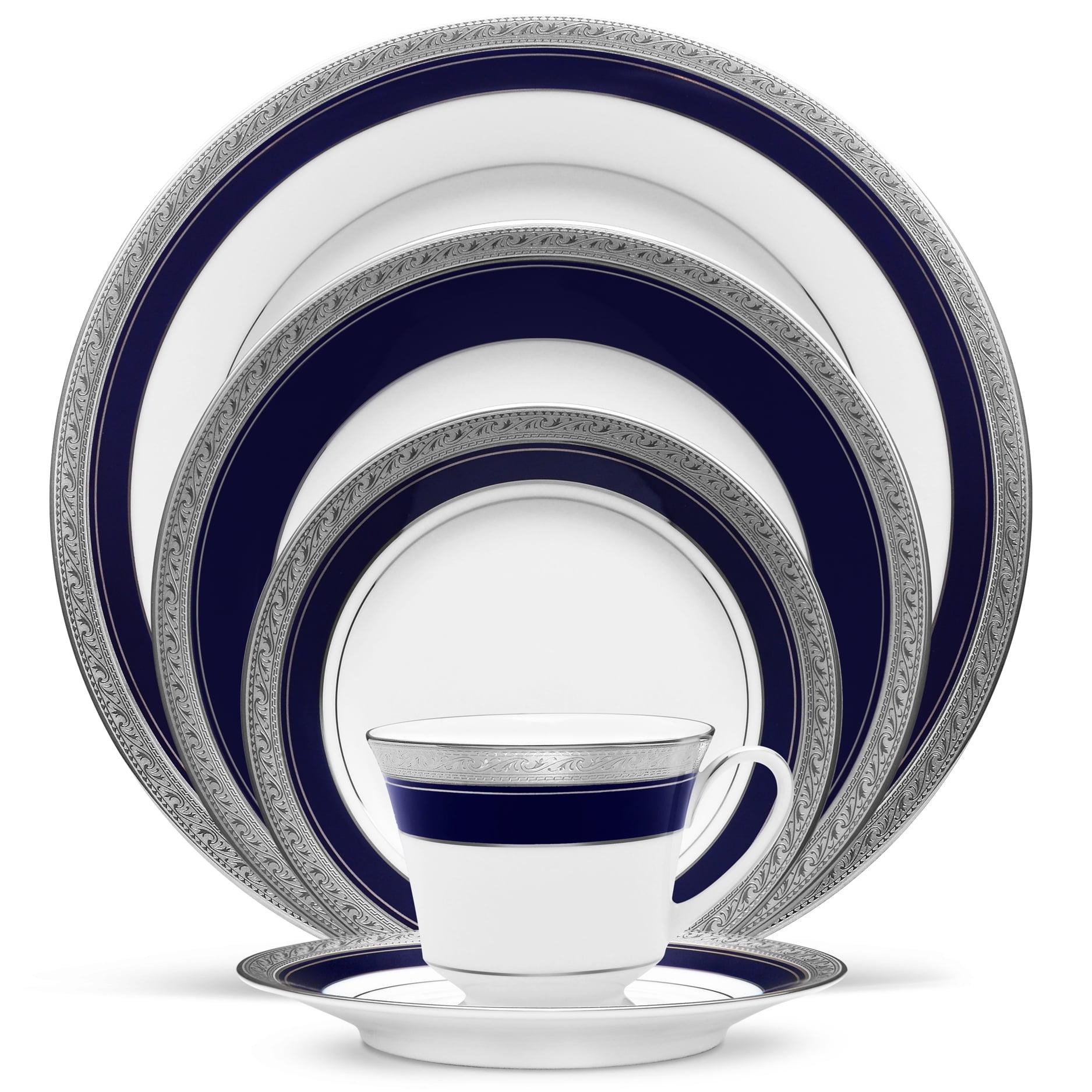 Noritake Crestwood Cobalt Platinum 5-Piece Place Setting