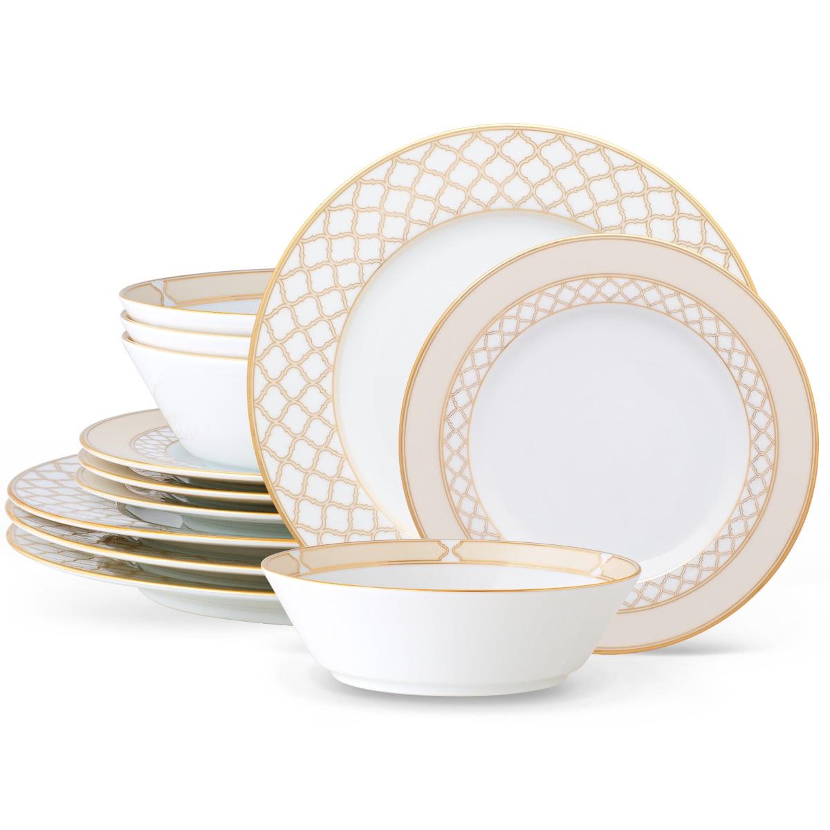 Noritake Noritake Eternal Palace 12-Piece Dinnerware Set, Service for 4