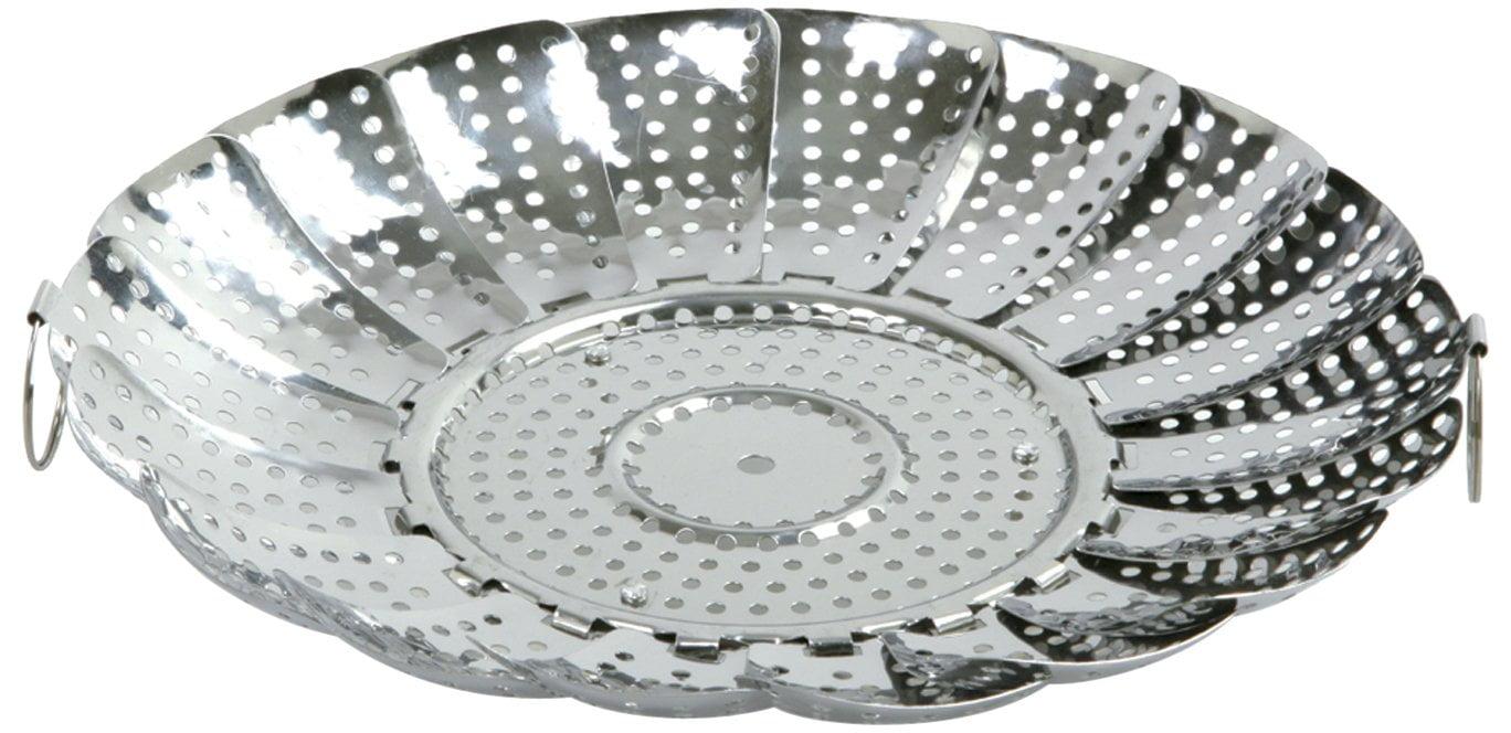 Norpro 176C Stainless Steel Vegetable Steamer, 7.75 inch, Silver