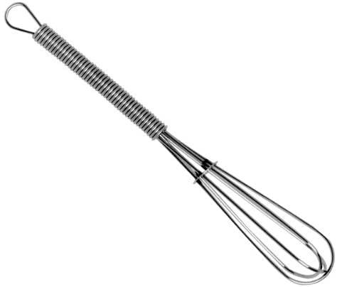 Norpro 7" Chrome Mini Whisk for Mixing and Whipping