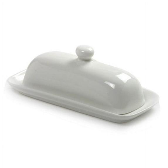 Norpro 8370 Porcelain Butter Dish with Lid
