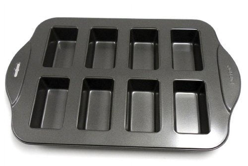 Nonstick Aluminum Mini Loaf Pan with 8 Molds