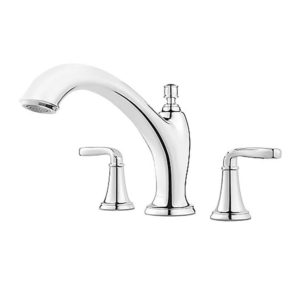 Northcott Double Handle Deck Mounted Roman Tub Faucet