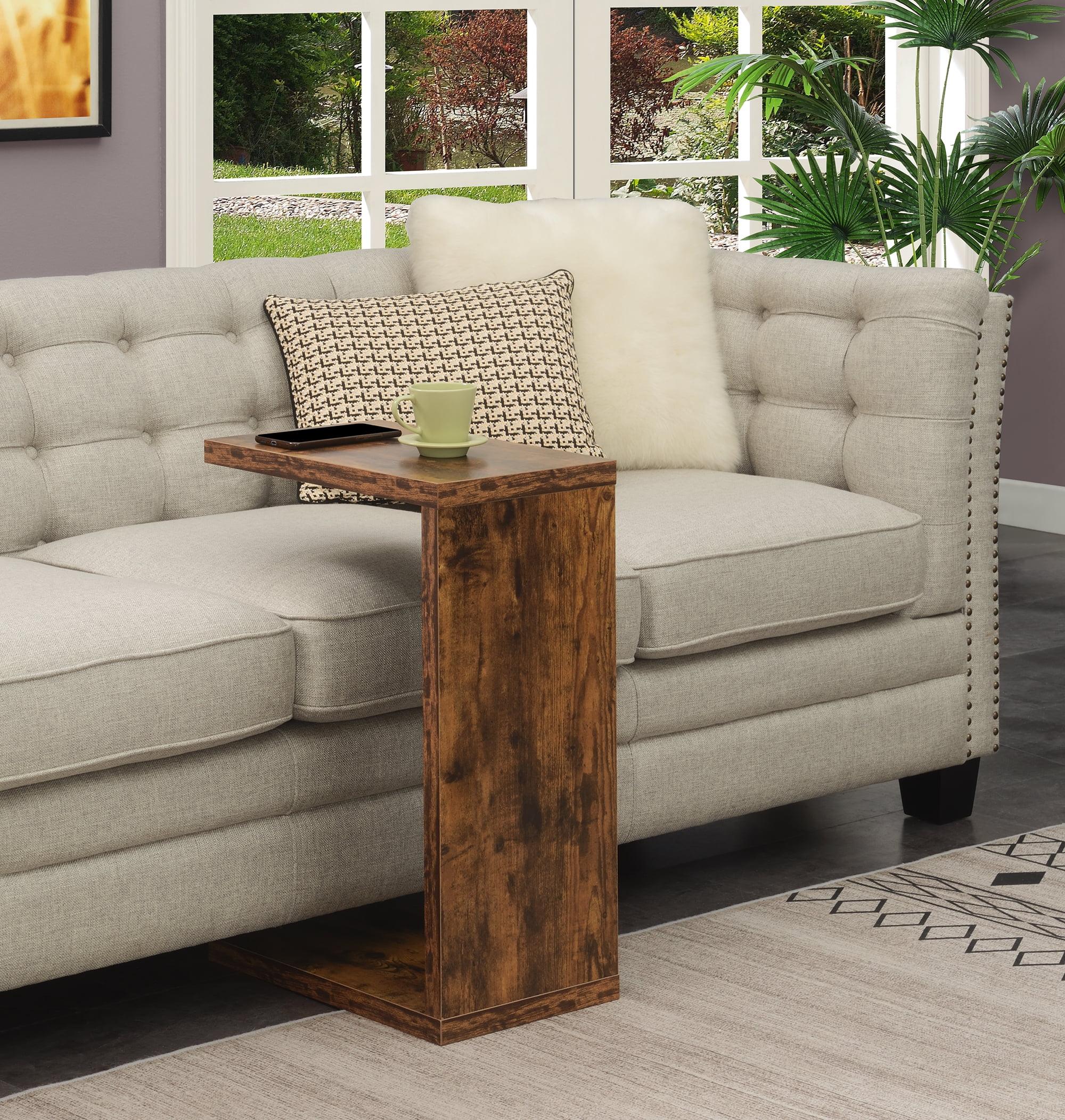 Northfield Admiral Minimalist C-Shape Barnwood End Table