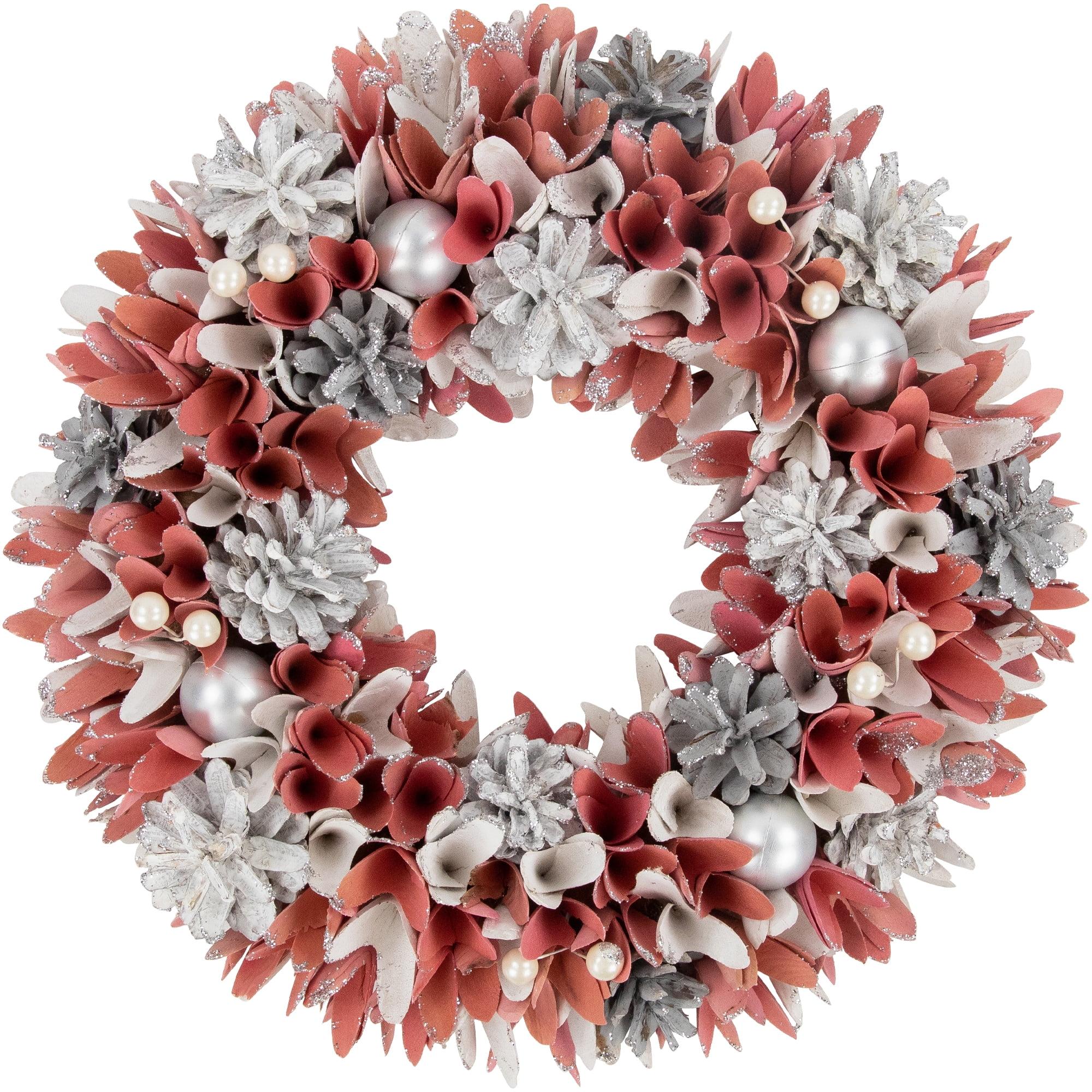 Northlight Seasonal Faux Pinecone Wood 13'' Wreath