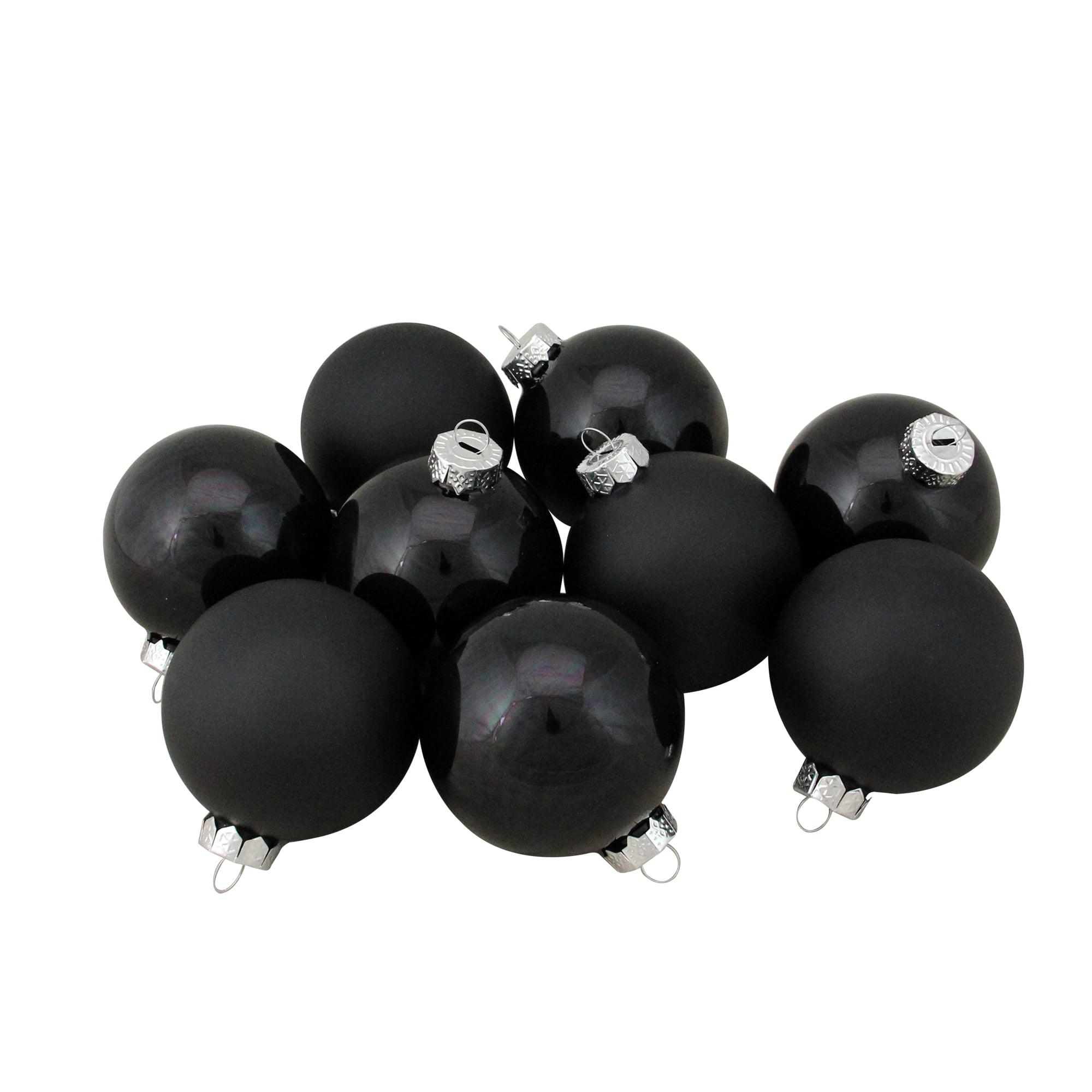 Glass Christmas Ball Ornament (Set of 9)