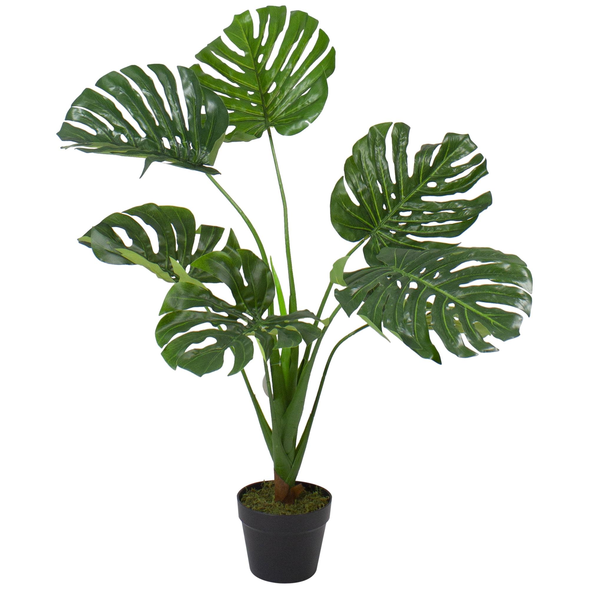 Northlight Seasonal 35'' Faux Monstera Plant Plant in Pot