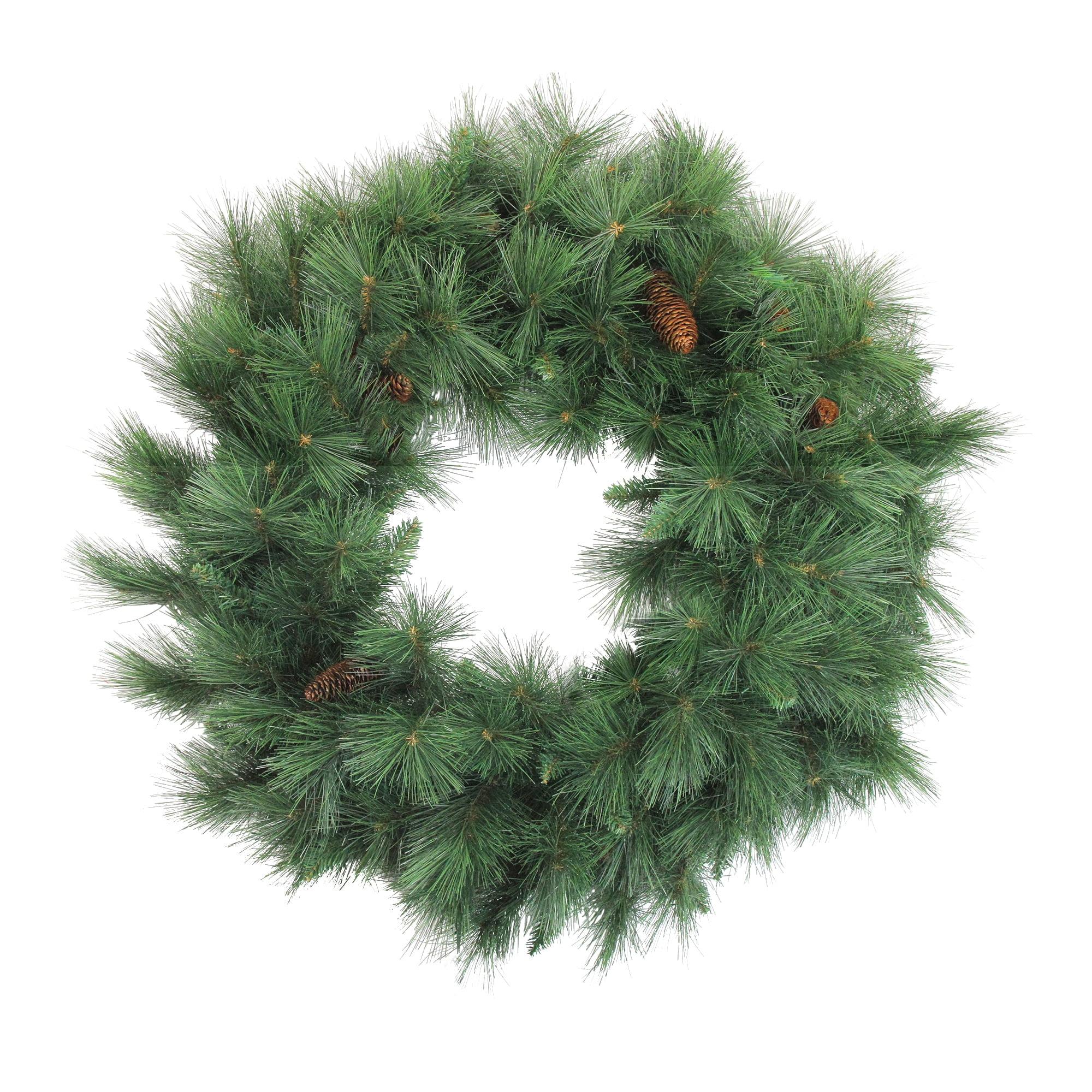 Northlight Beaver Pine Mixed Artificial Christmas Wreath - 36" - Unlit