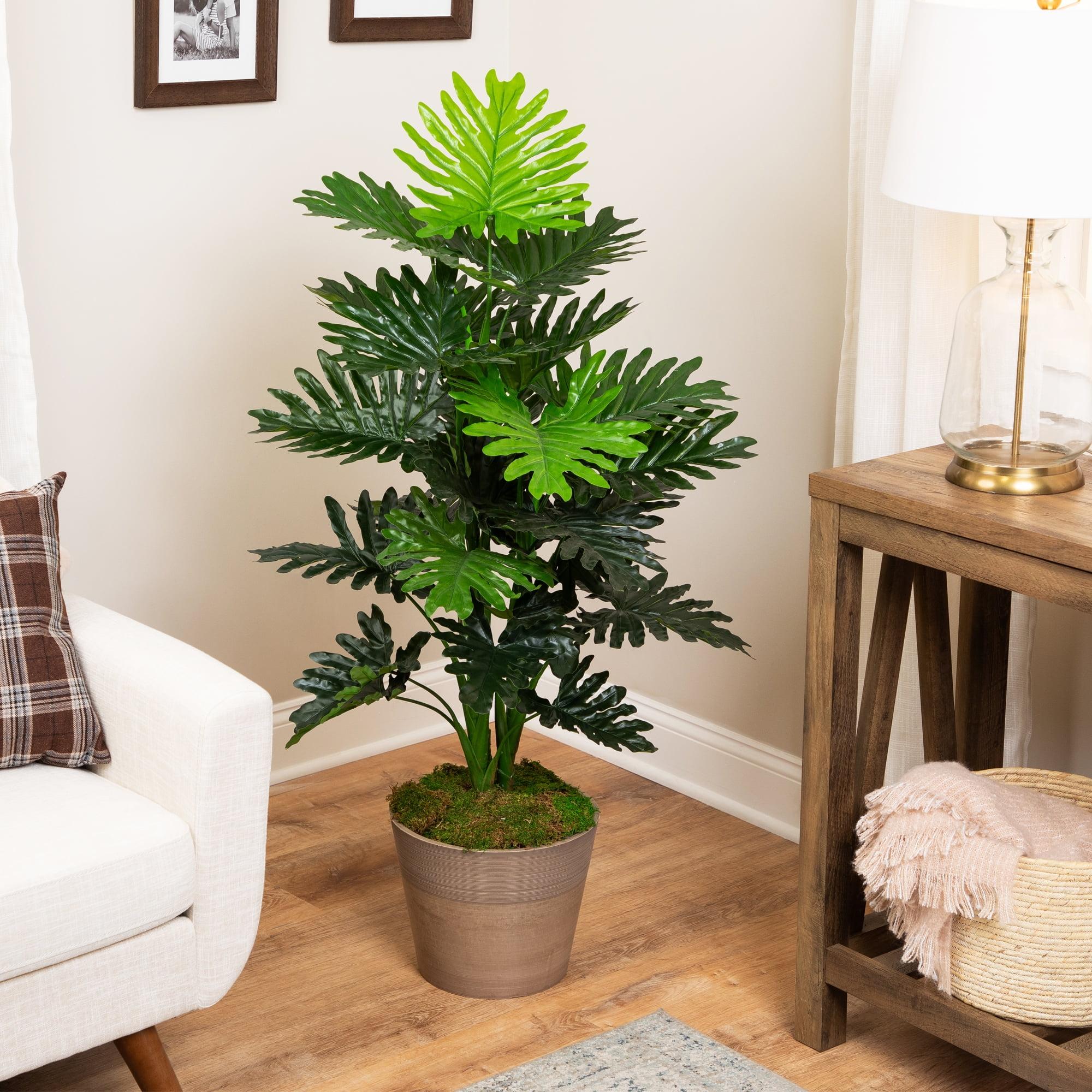 Northlight Seasonal 47" Green Potted Philodendron Selloum Artificial Plant