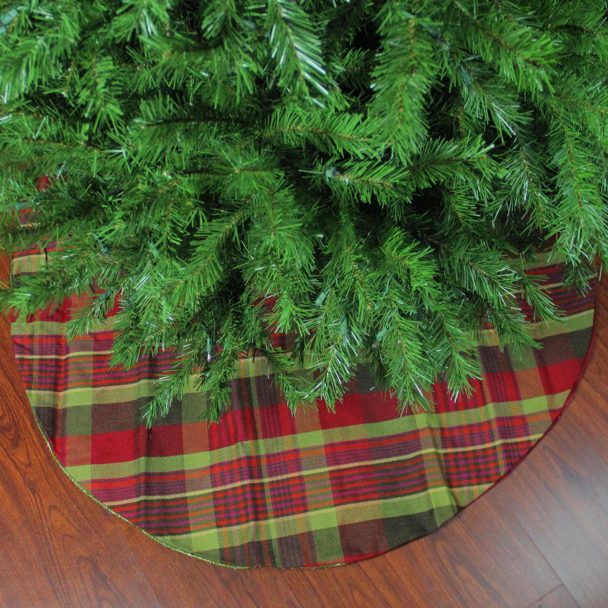 Northlight Seasonal Plaid Tree Skirt