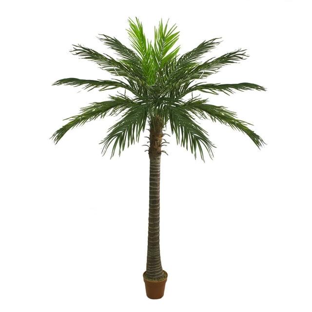 Northlight Seasonal 70" Green and Brown Potted Artificial Phoenix Palm Tree