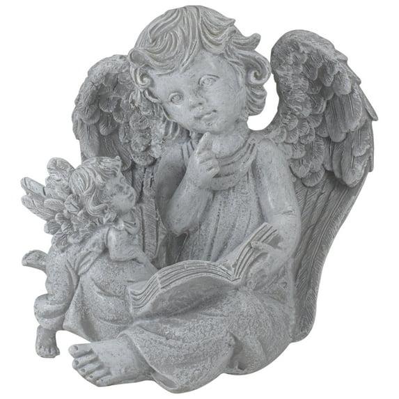 Northlight Seasonal 8.25" Reading Angels with Book Outdoor Garden Statue