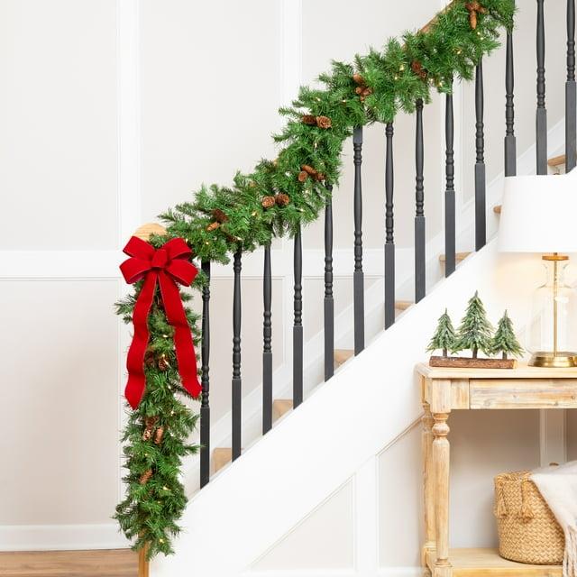 Northlight Seasonal Pre-Lit Dakota Red Pine Artificial Christmas Garland
