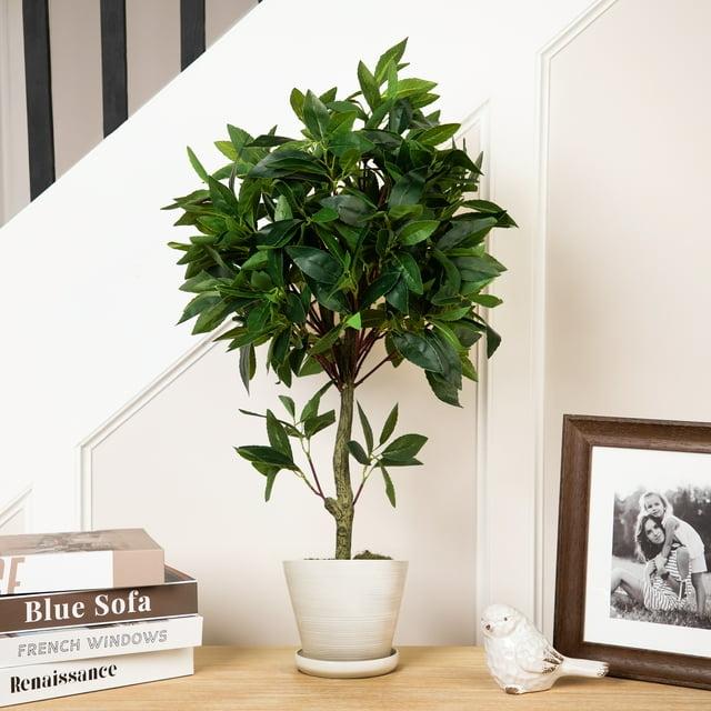 Northlight Artificial Bay Laurel Potted Tree - 28"