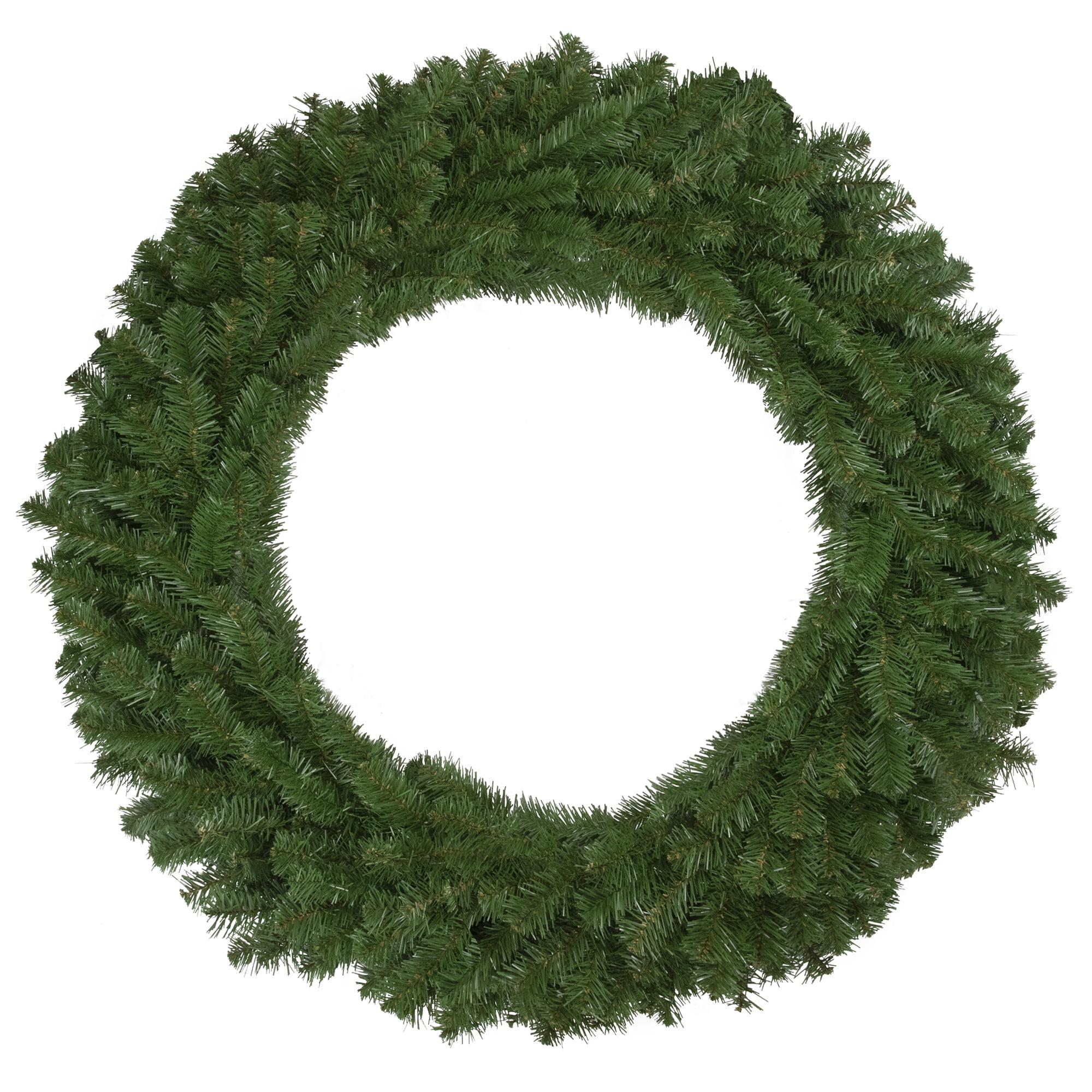 Northlight 36" Canadian Pine Artificial Christmas Wreath - Green Unlit