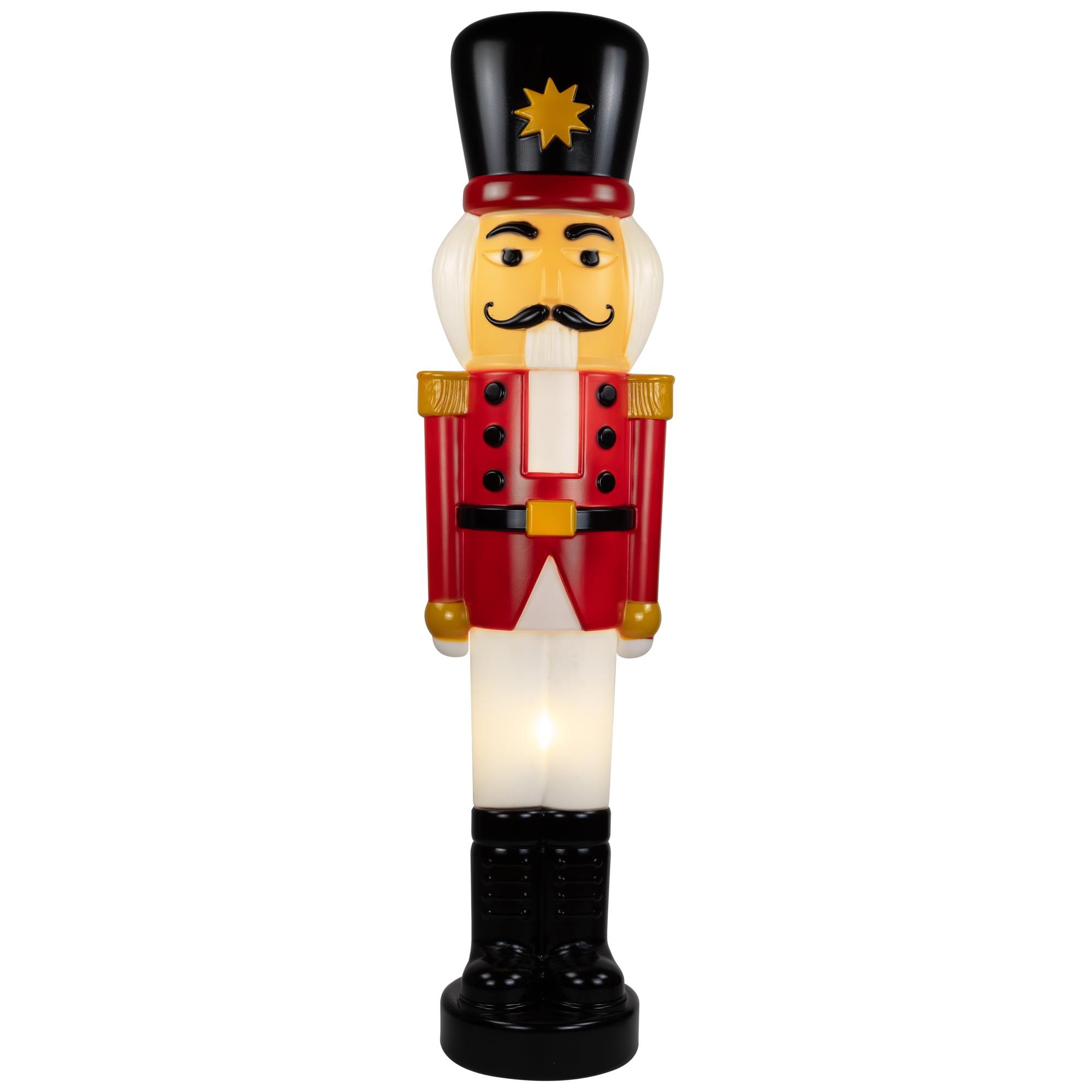 Northlight Lighted Blow Mold Nutcracker Soldier Outdoor Christmas Decoration - 59"