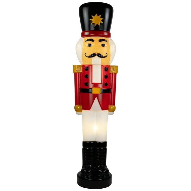 Northlight Lighted Blow Mold Nutcracker Soldier Outdoor Christmas Decoration - 59"