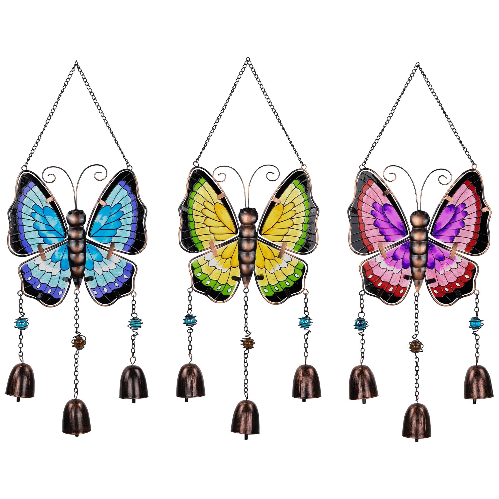 Northlight Metal Butterfly Outdoor Garden Suncatchers - 21" - Set of 3