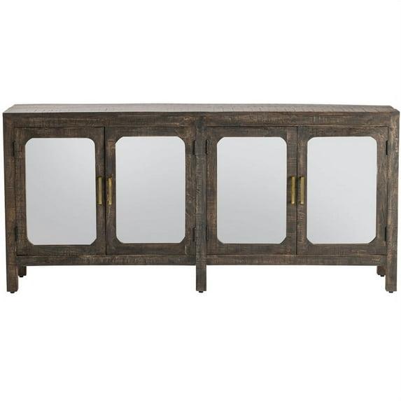 Northridge 4 Door Sideboard Dark Brown Wood