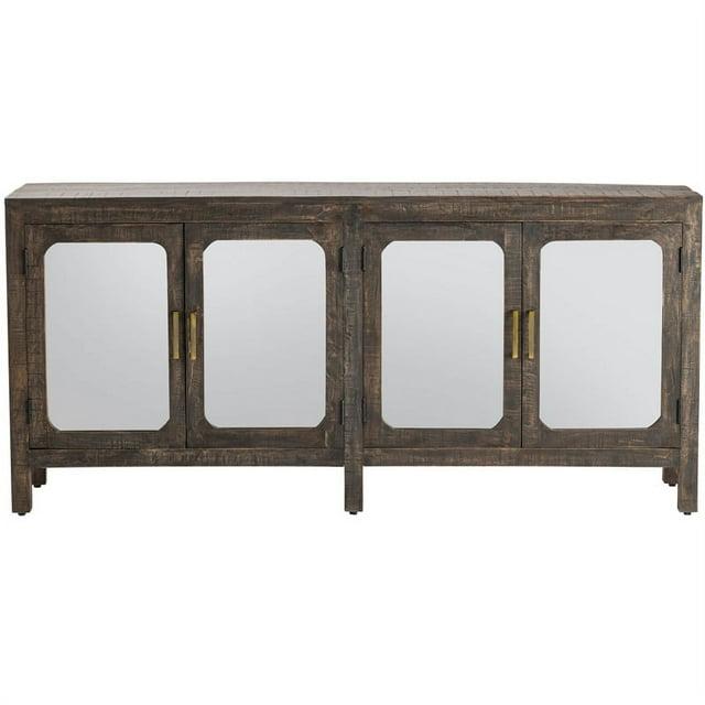 Northridge 4 Door Sideboard Dark Brown Wood