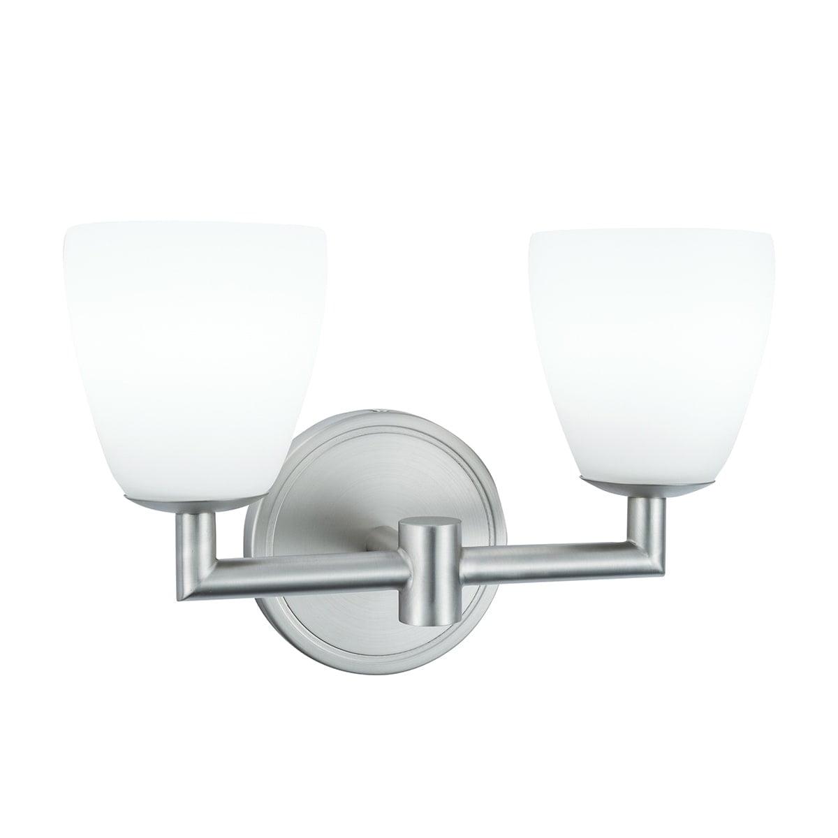 Norwell Lighting Chancellor Vanity Sconce Brushed Nickel 1 light Nickel Brushed