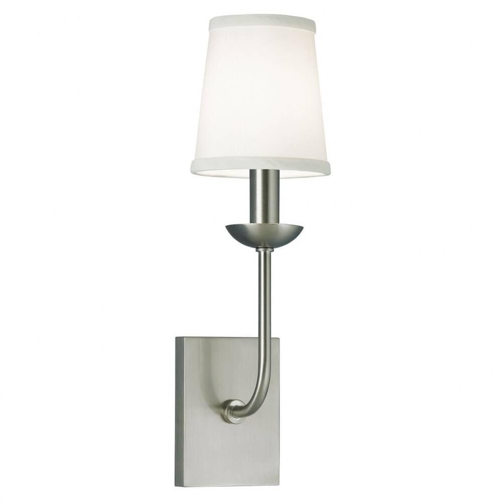 Norwell Lighting - Circa - One Light Wall Sconce-Brush Nickel Finish - Norwell