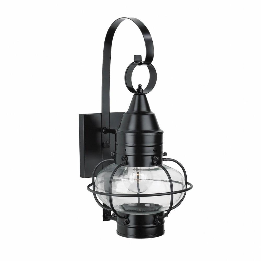 Norwell Lighting 1513 Classic Onion 1 Light 16" Tall Outdoor Wall Sconce - Black