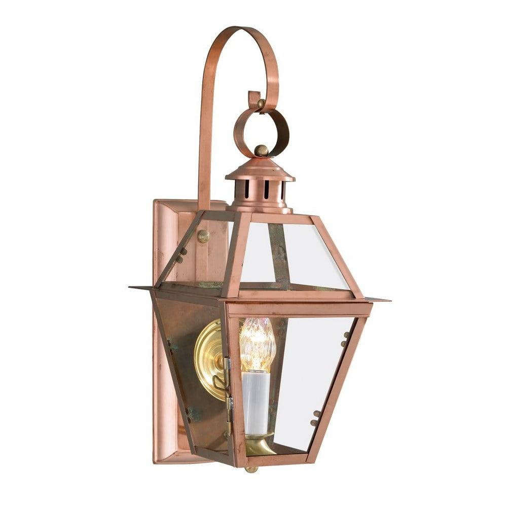 Olde Colony Copper Dimmable Outdoor Wall Light