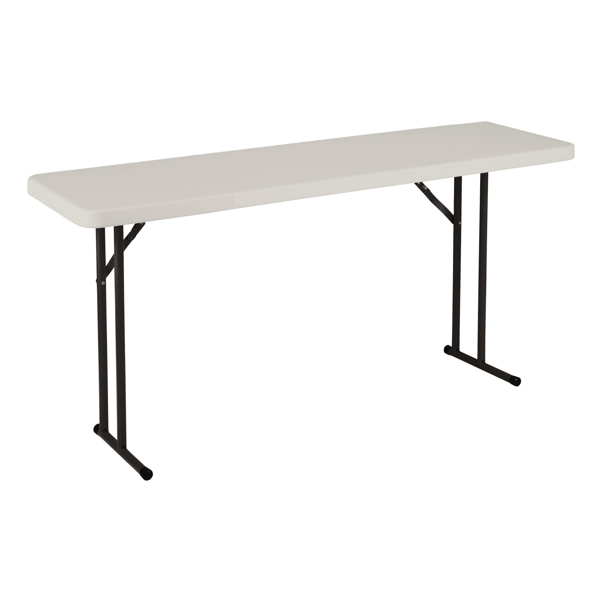 Rectangular Blow-Molded Plastic Folding Training Seminar Table