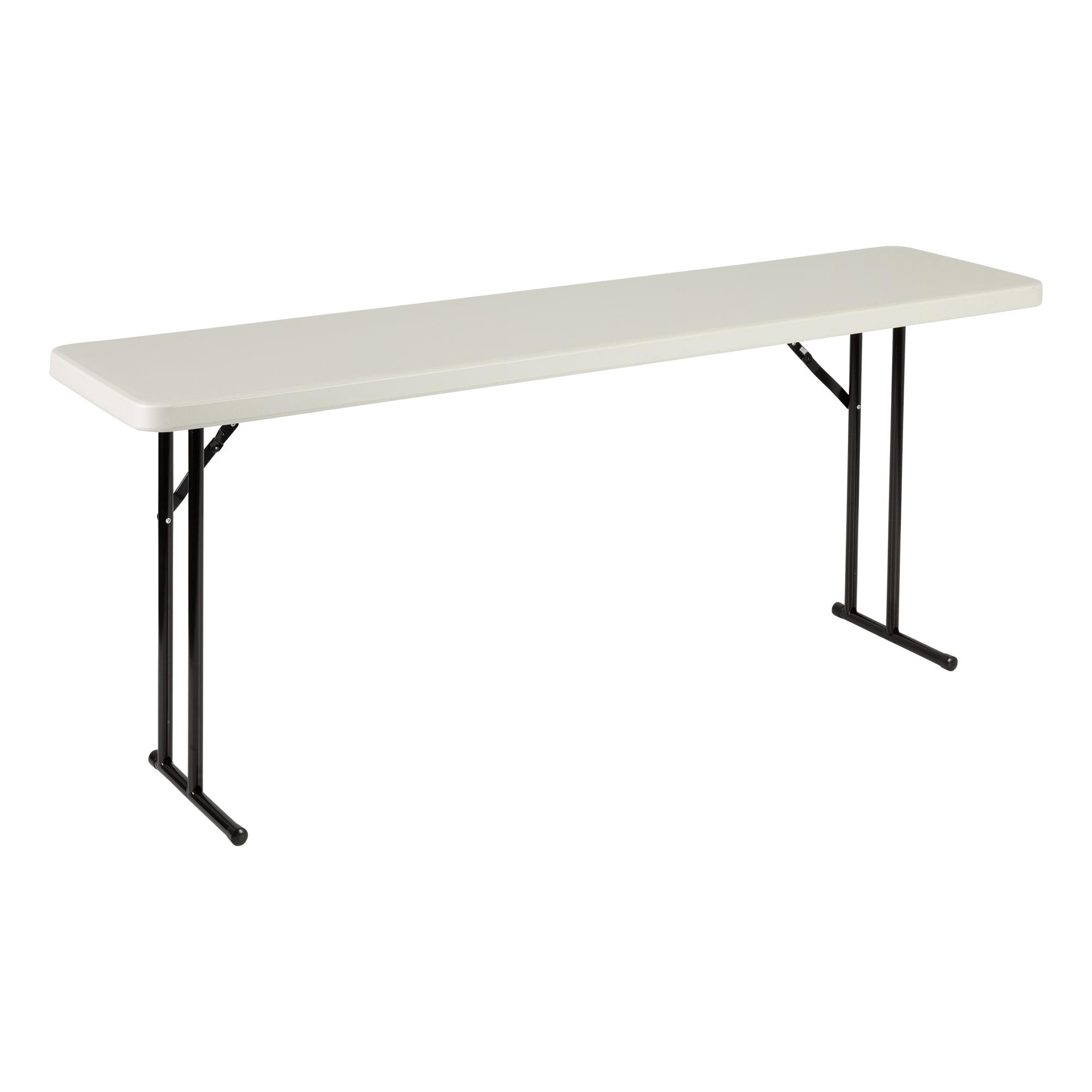 Rectangular Blow-Molded Plastic Folding Training Seminar Table