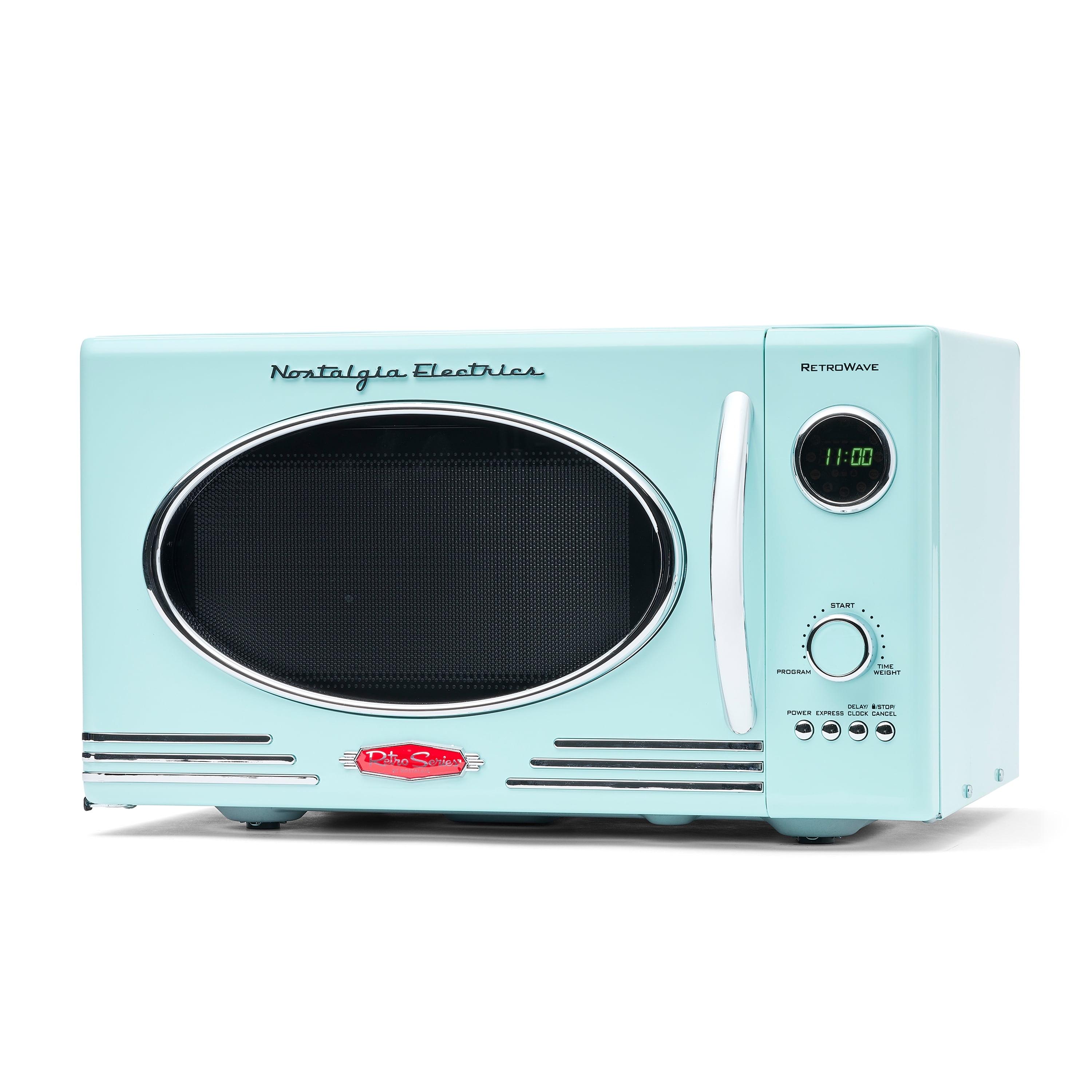 Nostalgia Retro 19" 0.9 cu ft. 800-Watt Countertop Microwave Oven