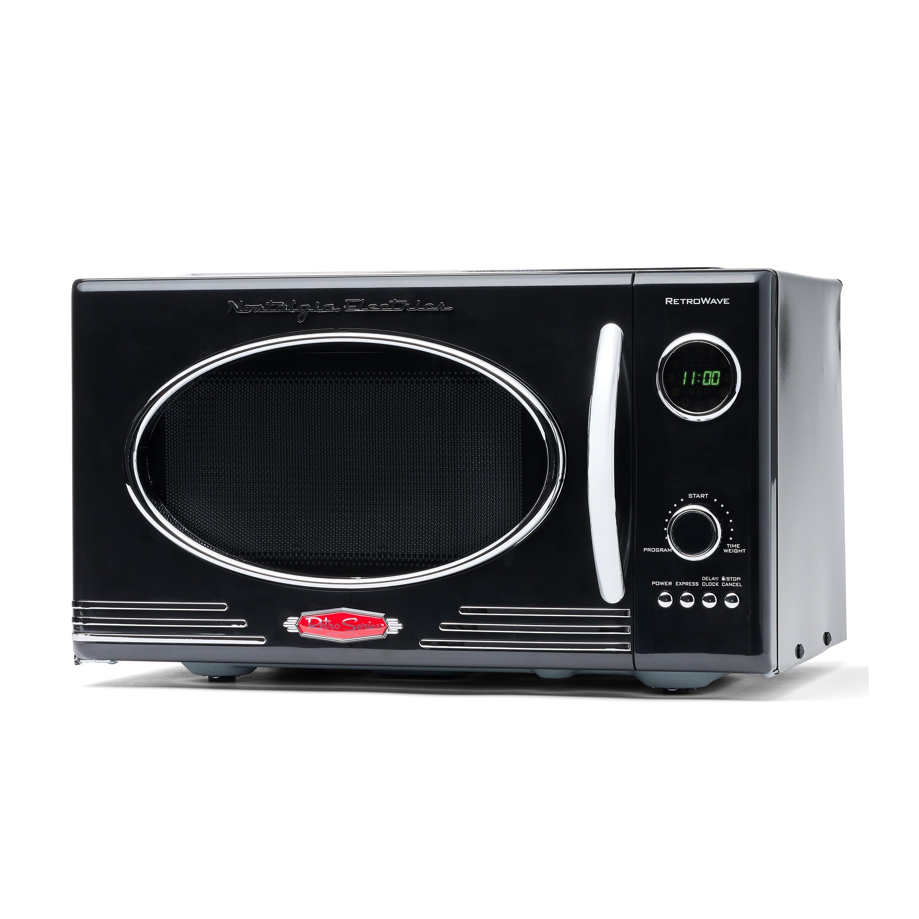 Nostalgia Retro 19" 0.9 cu ft. 800-Watt Countertop Microwave Oven