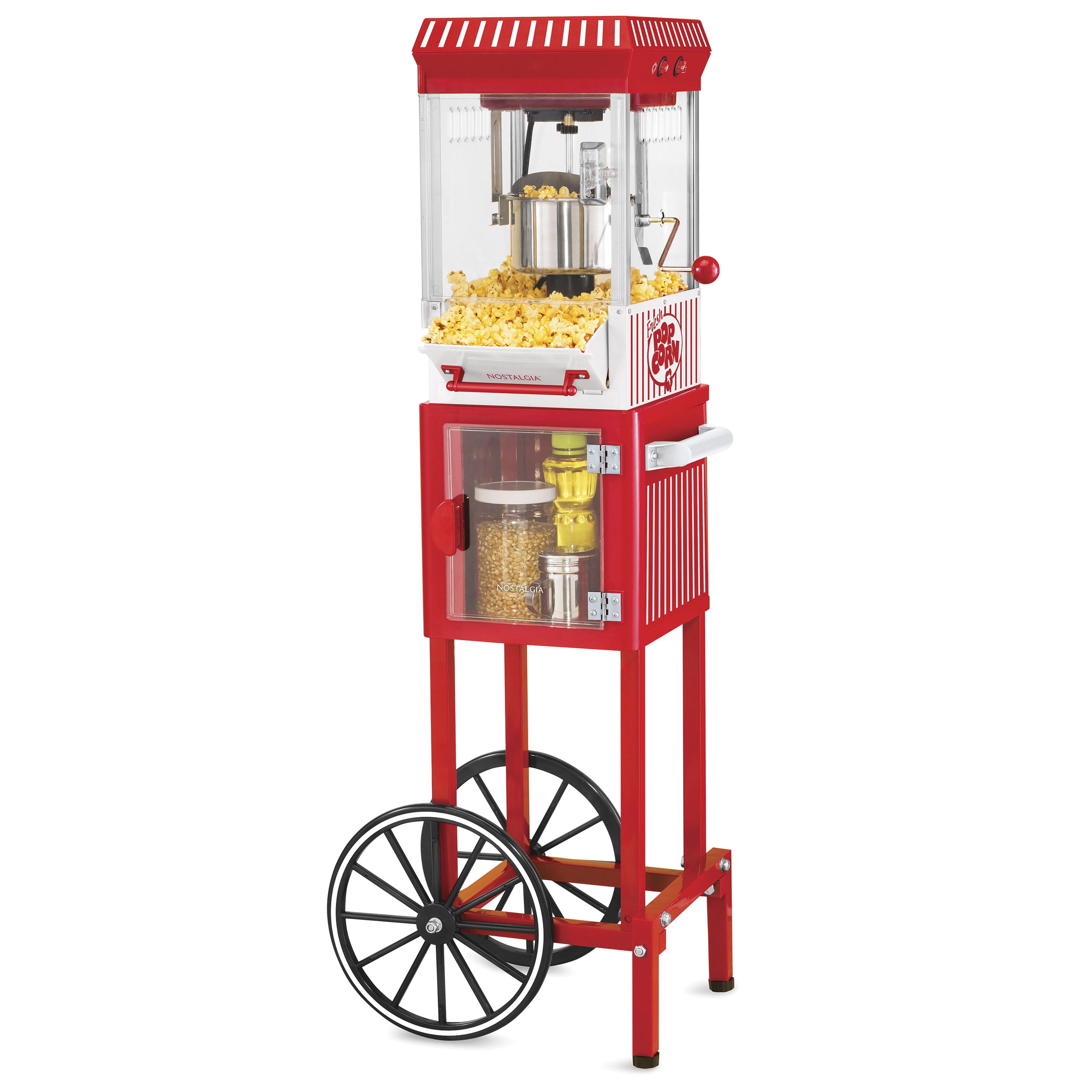 Nostalgia Nostalgia 3 oz. Popcorn Machine with Cart