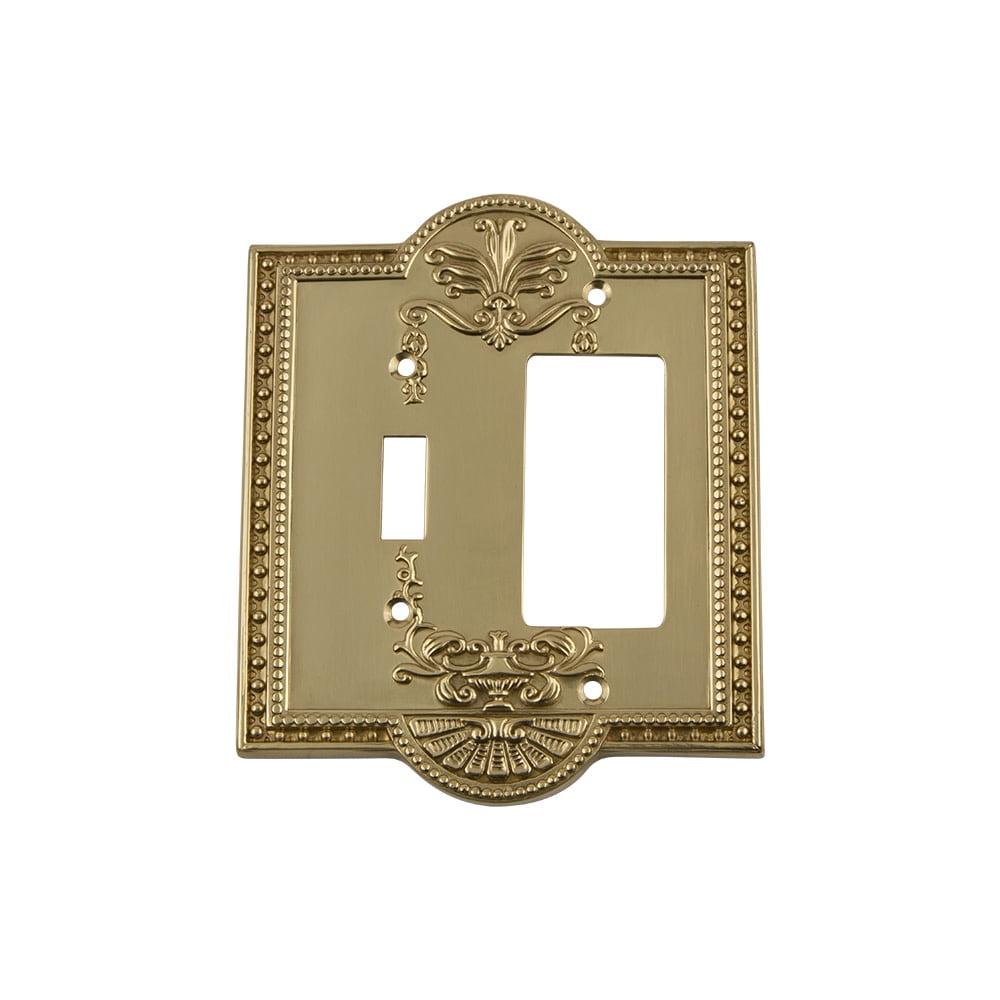 Meadows 2-Gang Toggle Light Switch / Rocker Combination Wall Plate