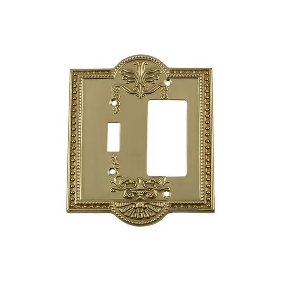 Meadows 2-Gang Toggle Light Switch / Rocker Combination Wall Plate