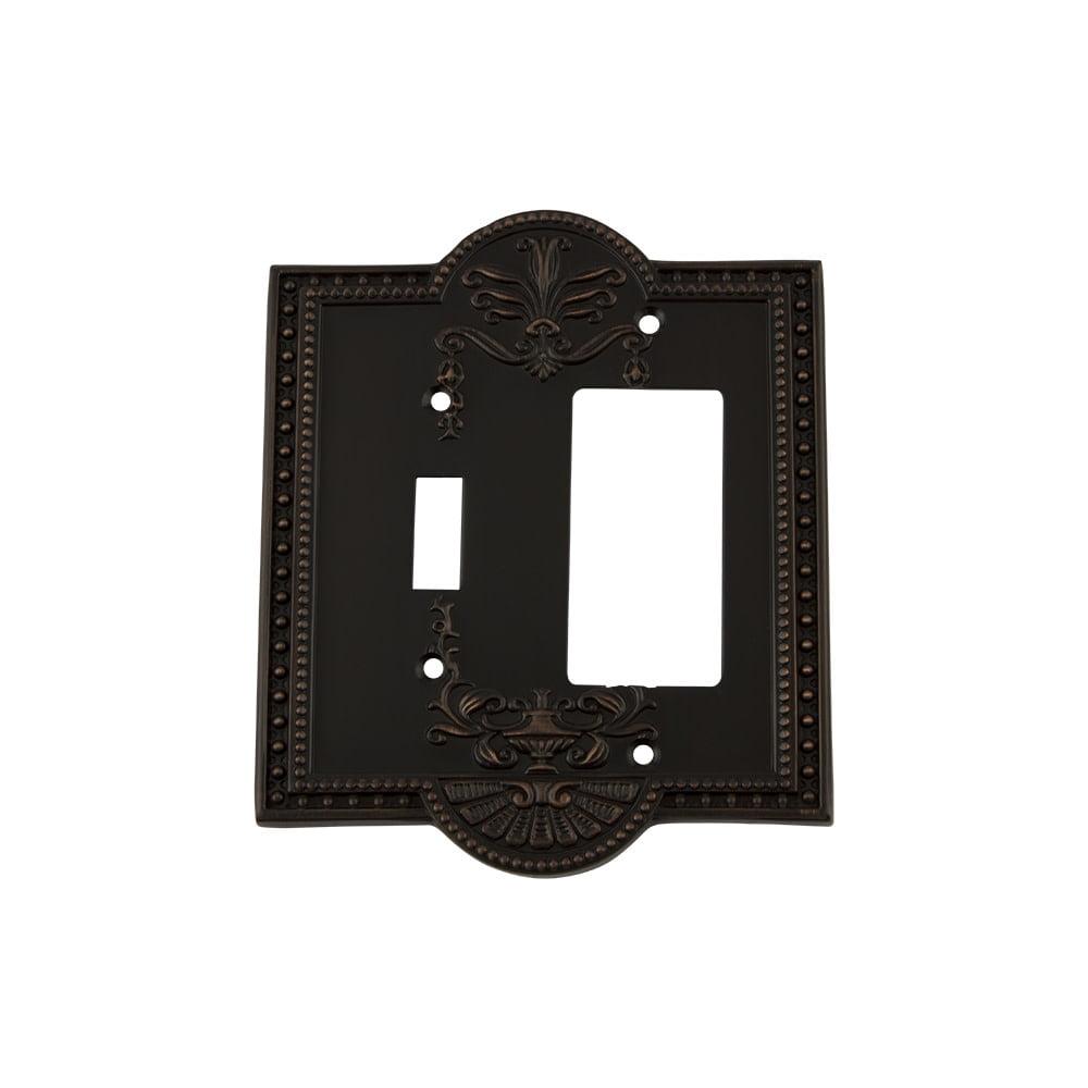 Meadows 2-Gang Toggle Light Switch / Rocker Combination Wall Plate