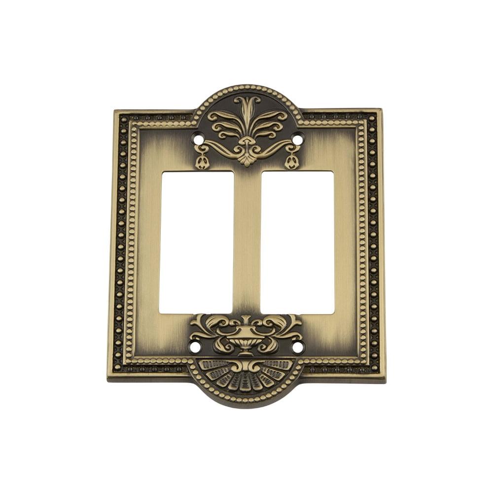 Meadows 2-Gang Rocker Light Switch Wall Plate