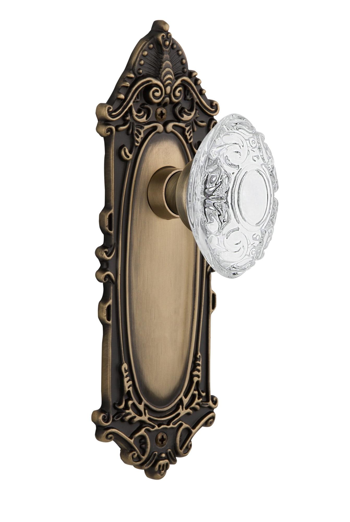 Victorian Plate with Crystal Victorian Knob