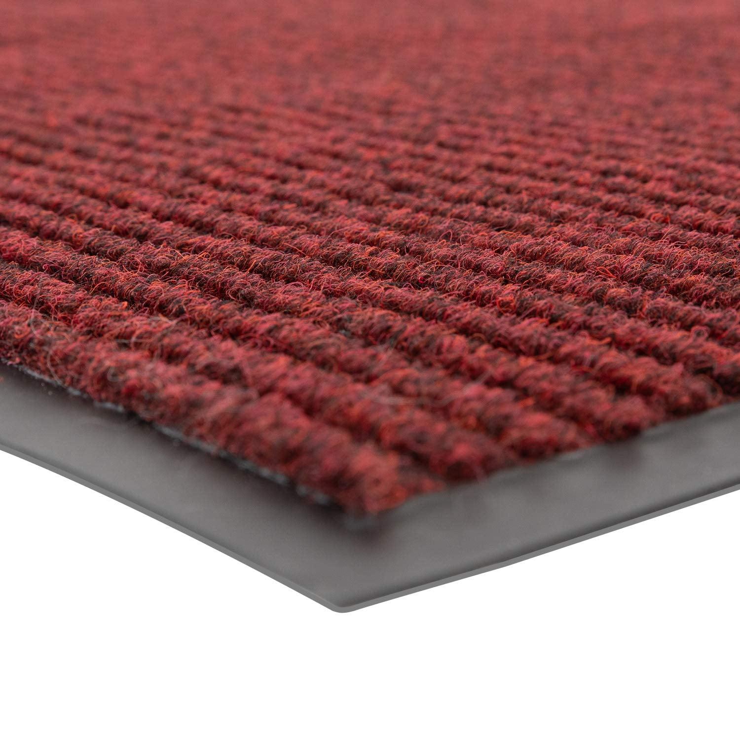 Notrax - 109S0034RB 109 Brush Step Entrance Mat, for Home or Office, 3' X 4' Red/Black 3' Width x 4' Length Red/Black Mat