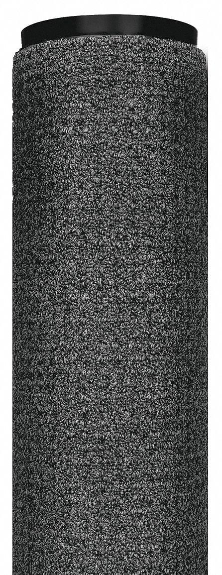 Charleston Elegance Charcoal Vinyl 4' x 8' Outdoor Entrance Mat