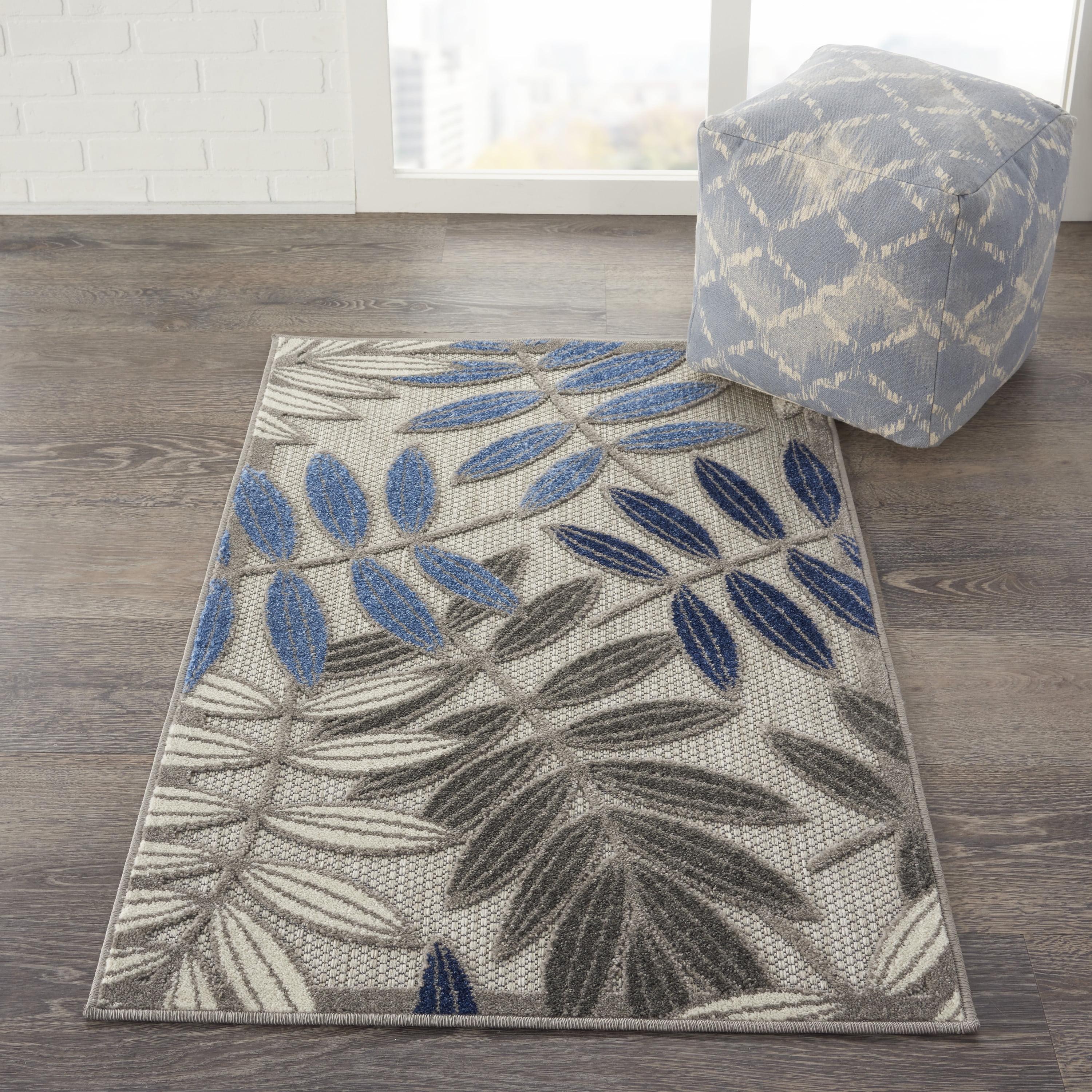 Nourison Aloha Floral Leaf Outdoor Area Rug